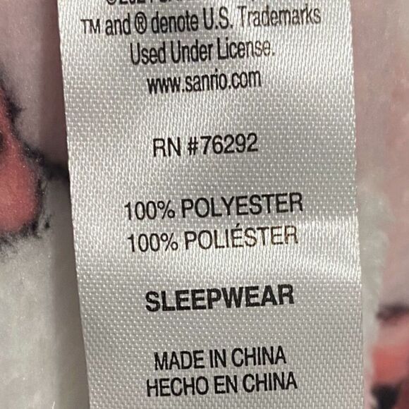 Hello Kitty Sanrio Balloons Fuzzy Soft Touch Pajama Pants Womens size X-Large Ne - Picture 9 of 10